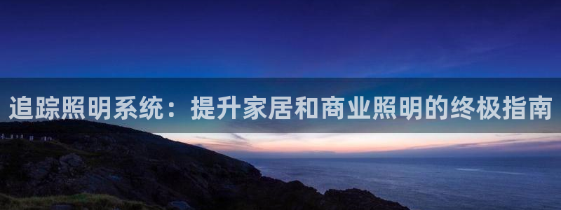 追踪照明系统：提升家居和商业照明的终极指南