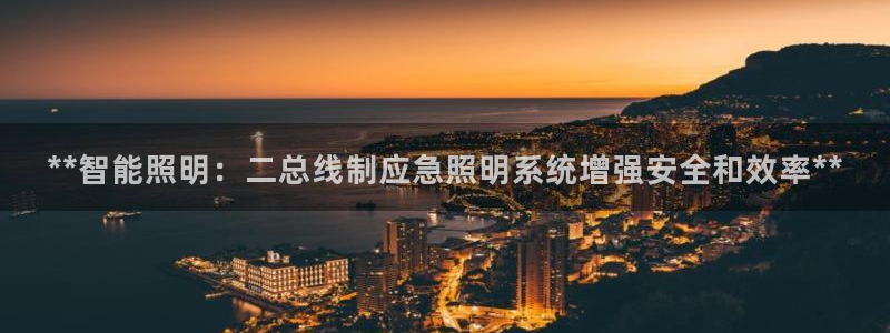 **智能照明：二总线制应急照明系统增强安全和效率**