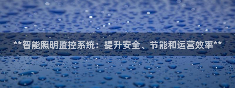 **智能照明监控系统：提升安全、节能和运营效率**