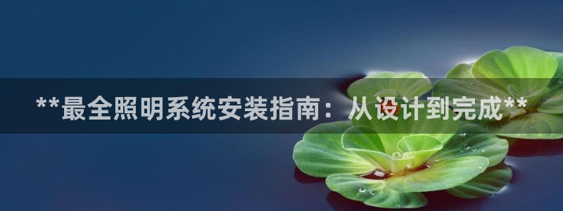 **最全照明系统安装指南：从设计到完成**