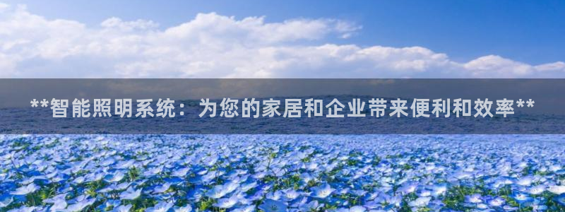 **智能照明系统：为您的家居和企业带来便利和效率**