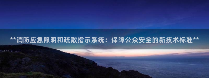 **消防应急照明和疏散指示系统：保障公众安全的新技术标准**