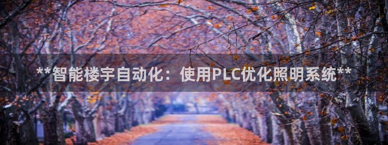 **智能楼宇自动化：使用PLC优化照明系统**