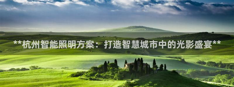 **杭州智能照明方案：打造智慧城市中的光影盛宴**