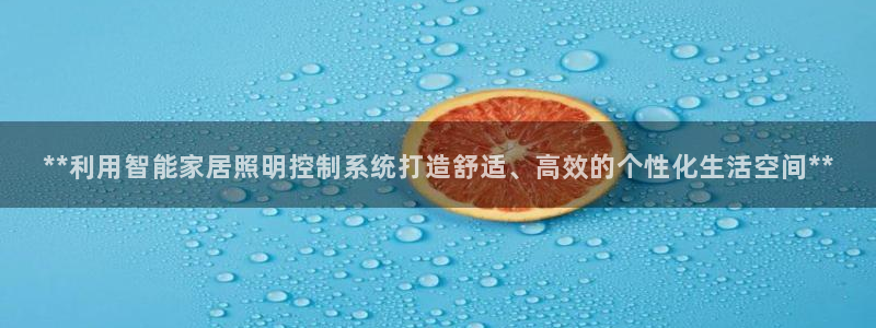 **利用智能家居照明控制系统打造舒适、高效的个性化生活空间**
