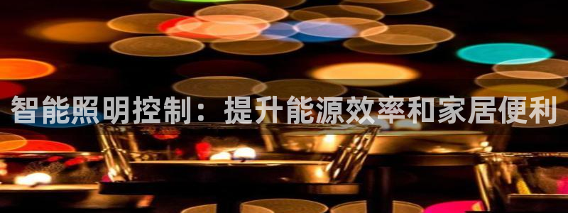 智能照明控制：提升能源效率和家居便利