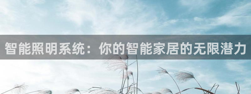 智能照明系统：你的智能家居的无限潜力