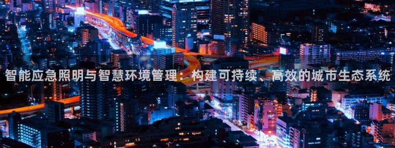 智能应急照明与智慧环境管理:构建可持续、高效的城市生态系统