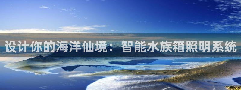 设计你的海洋仙境：智能水族箱照明系统