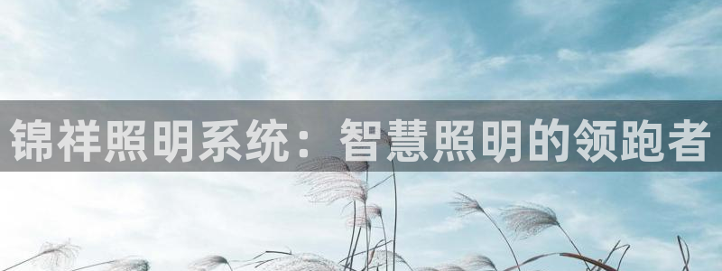 锦祥照明系统：智慧照明的领跑者