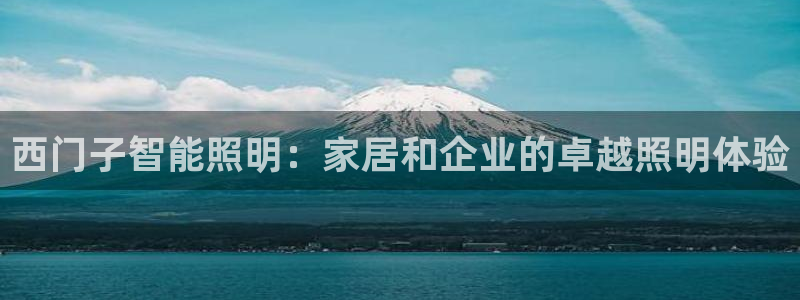 西门子智能照明：家居和企业的卓越照明体验