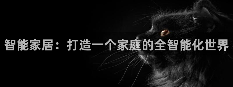 智能家居：打造一个家庭的全智能化世界