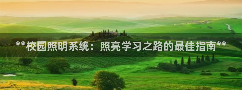 **校园照明系统：照亮学习之路的最佳指南**