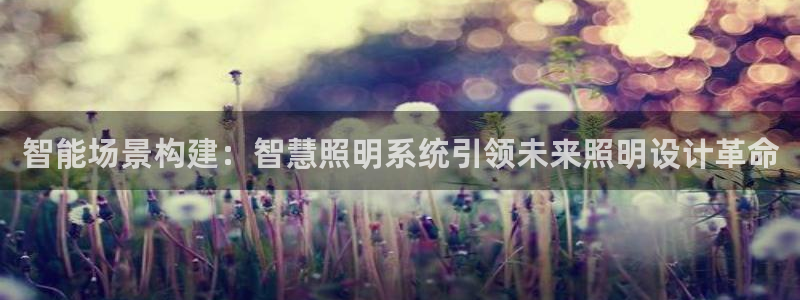 智能场景构建：智慧照明系统引领未来照明设计革命